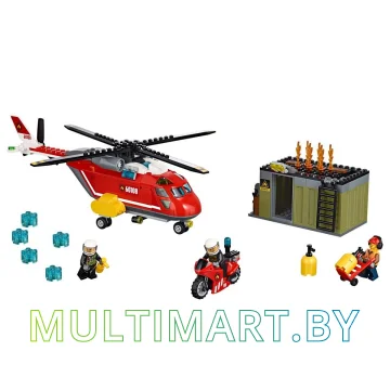 Конструктор Lepin 02046 Пожарная команда быстрого реагирования (305 деталей) картинка 3